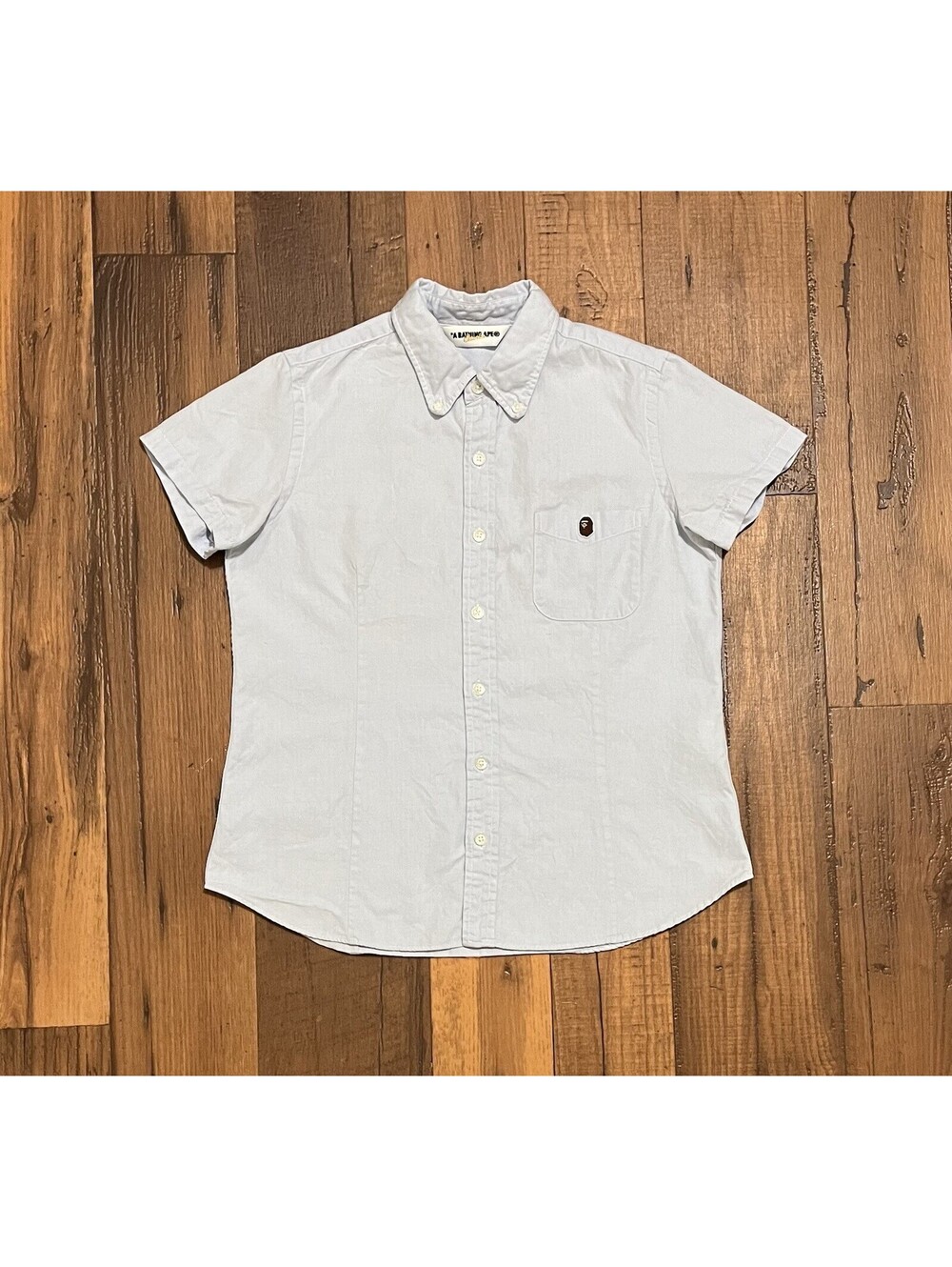 A Bathing Ape Button Shirt XS Blue